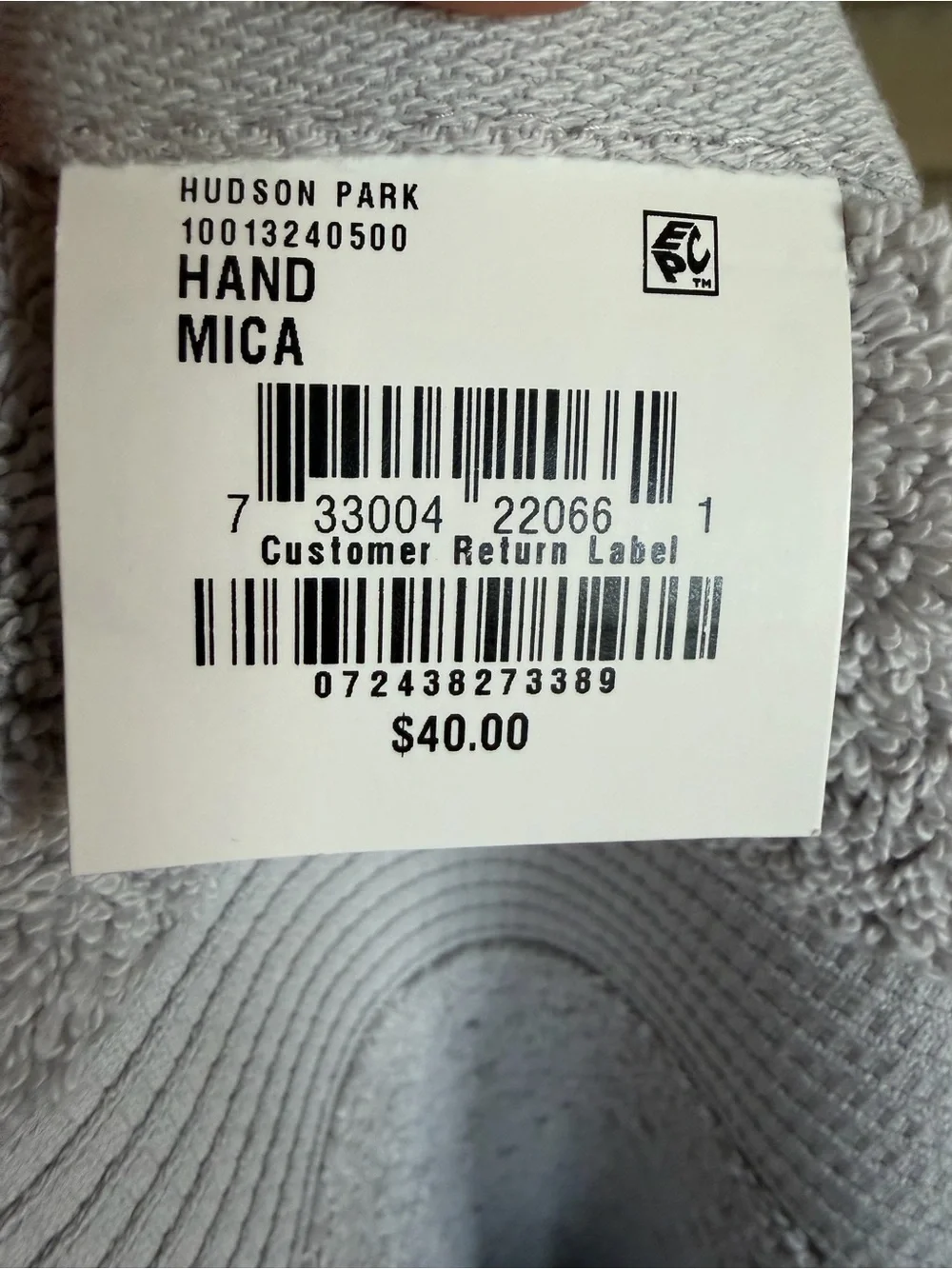Soft Gray Hand Towel - Plush Everyday Bath Towel